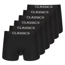 Lade das Bild in den Galerie-Viewer, Classics® Herren Boxershort - 6er Pack - Schwarz
