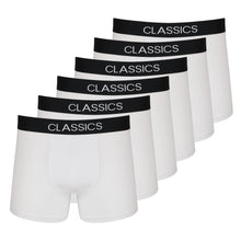 Lade das Bild in den Galerie-Viewer, Classics® Herren Boxershort - 6er Pack - Weiß
