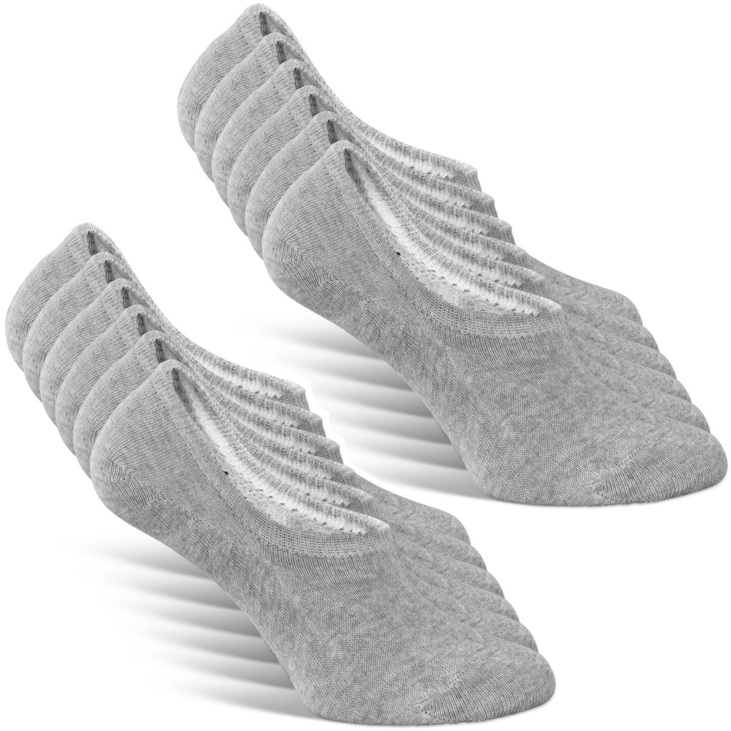 Classics®Invisible Socks - 6er Pack - Grau